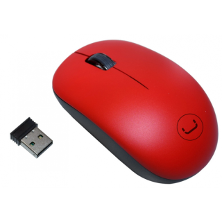 Mouse inalambrico curve rojo ms6526rd