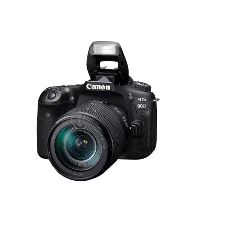  Canon Kit de cámara DSLR EOS 90D con lentes Canon de  0.709-2.165 in y 2.953-11.811 in + lente de zoom teleobjetivo de  16.535-31.496 in + flash TTL (hasta 180 pies) + micrófono Commander +  memoria de : Electrónica