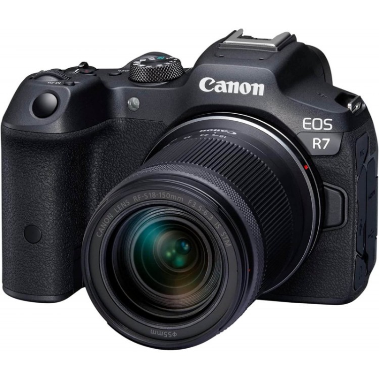 camara digital canon mirrorless r7 incluye 1 lente rf-s 18-150mm f/3.5-6.3  is stm