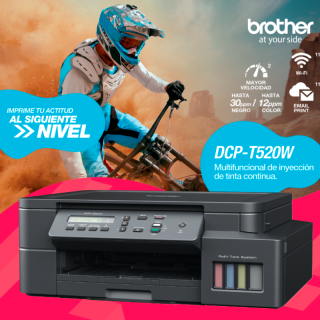 Multifuncional inalámbrico BROTHER dcp-t520w